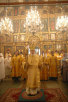 Патриаршее богослужение в храме 12-ти Апостолов в Кремле