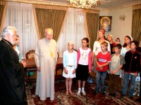Воспитанники воскресной школы при Одесском Свято-Троицком соборе встретились с Блаженнейшим Митрополитом Владимиром