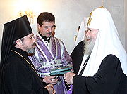 Святейший Патриарх Алексий совершил наречение архимандрита Маркелла (Михэеску) во епископа Бельцкого и Фэлештского