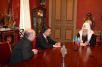 Встреча Святейшего Патриарха Алексия с послом Румынии в России Константином Григорие