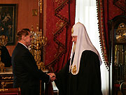 Святейший Патриарх Кирилл встретился с президентом Российской академии образования Н.Д. Никандровым