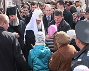 Святейший Патриарх Кирилл посетил храм пророка Божия Илии в Черкизове