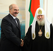 Состоялась встреча Святейшего Патриарха Алексия с президентом республики Беларусь