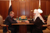 Встреча Святейшего Патриарха Алексия с Президентом России В.В. Путиным
