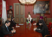Встреча Святейшего Патриарха Алексия с послом Франции в России Станисласом Лефевром де Лабуле