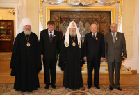Награждение церковными орденами руководства строительного комплекса города Москвы