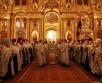 Патриаршее служение накануне праздника Казанской иконы Божией Матери