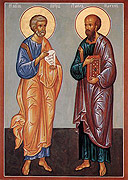 В день памяти святых апостолов Петра и Павла в храмах Москвы пройдут архиерейские богослужения