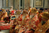 Визит Святейшего Патриарха Кирилла в Санкт-Петербург. Божественная литургия в Исаакиевском соборе Санкт-Петербурга