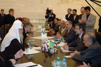Встреча Святейшего Патриарха Алексия с делегацией Собрания исламского совета Республики Иран