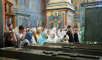 Патриаршее служение в Архангельском соборе Московского Кремля в день памяти преподобной Евфросинии Московской