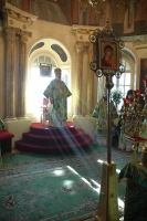 Святейший Патриарх Алексий совершил Божественную литургию в Свято-Успенском Иосифо-Волоцком монастыре