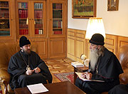 Архиепископ Волоколамский Иларион встретился со старообрядческим митрополитом Московским и всея Руси Корнилием