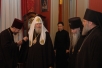 Встреча Святейшего Патриарха Алексия с делегацией Русской Православной Церкви Заграницей