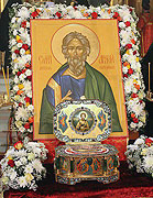 Мощи апостола Андрея Первозванного доставлены из Одессы в Ригу