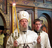Епископ Манхэттенский Иероним совершил Литургию апостола Марка на английском языке