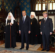 Предстоятель Русской Церкви принял участие в Пасхальном вечере, организованном Министерством иностранных дел России