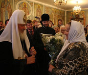 Святейший Патриарх Кирилл посетил храмы Архангельска