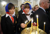 Молебен по случаю отбытия российских спортсменов на XIII Параолимпийские игры в Пекин