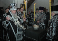 Литургия Преждеосвященных Даров в Богородице-Рождественском монастыре
