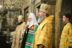 Патриаршее служение в Успенском соборе Кремля в день памяти Святителей Московских