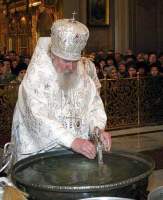 В праздник Крещения Господня Cвятейший Патриарх совершил богослужения в Богоявленском кафедральном соборе