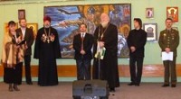 В художественной галерее Паломнического центра Московского Патриархата открылась художественная выставка 'Благословенное воинство'