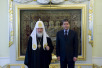 Встреча Святейшего Патриарха Кирилла с президентом Болгарии Георгием Пырвановым
