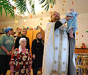 В Доме ребенка при исправительной колонии Нижегородской епархии состоялось крещение детей