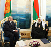 Слово Святейшего Патриарха Алексия на встрече с Президентом Республики Белоруссия А.Г. Лукашенко