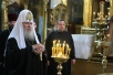 Прощание Святейшего Патриарха Алексия с почившим протоиереем Димитрием Акинфиевым