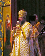 Митрополит Иона в первый раз возглавил Божественную литургию как Предстоятель Православной Церкви в Америке