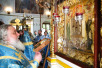 Престольный праздник в храме Ризоположения в Леонове