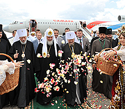 Предстоятель Русской Православной Церкви прибыл в Симферополь