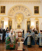 Патриарший визит в Санкт-Петербург. Освящение храма в здании Конституционного Суда РФ