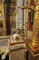 В Богоявленском кафедральном соборе совершена первая панихида над местом захоронения Святейшего Патриарха Алексия