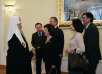 Встреча Святейшего Патриарха Алексия с главой Королевского Дома Сербии и Югославии принцем Александром II Карагеоргиевичем и его супругой принцессой Катариной