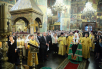 Патриаршее служение в день Собора Московских святых