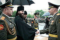 Епископ Смоленский Феофилакт принял участие в церемонии посвящения в офицеры выпускников Военной академии ПВО