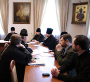 Состоялось заседание Ученого совета Киевских духовных школ