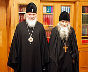 Патриарший Местоблюститель встретился с духовниками двух прославленных русских обителей
