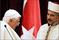 Папа Римский Бенедикт XVI встретился с главой турецкого Директората по делам религий Али Бардакоглу