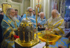 Освящение приделов и Божественная литургия в храме Всех Святых на Соколе