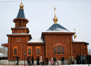 Архиепископ Иркутский Вадим совершил чин освящения храма в женской исправительной колонии