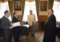 Митрополиту Клименту вручена Народная награда 'За благодеяния в духовном возрождении Отечества'