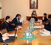 Архиепископ Волоколамский Иларион провел первое заседание рабочей группы по выработке положения об Общецерковной аспирантуре