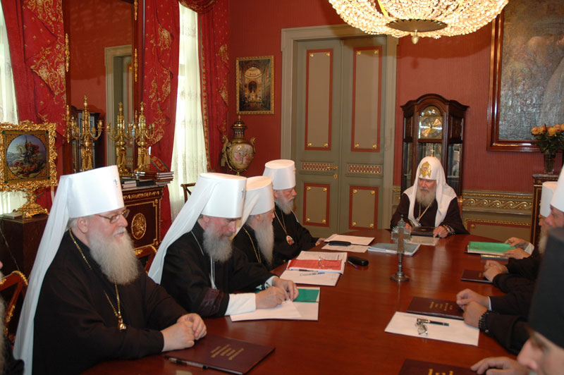 Заседание Священного Синода Русской Православной Церкви 16 июля 2005 г.