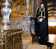 В Троице-Сергиевой лавре состоялось традиционное посвящение в иконописца