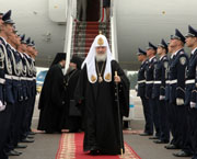 Святейший Патриарх Кирилл прибыл на Украинскую землю