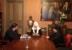 Встреча Святейшего Патриарха Кирилла с главой администрации Архангельской области И.Ф. Михальчуком